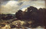 Jan lievens A Landscape with Tobias and the Angel oil on canvas